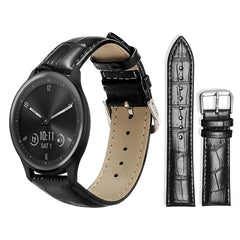 xDfind Bamboo Texture Pin Buckle Leather Watch Band