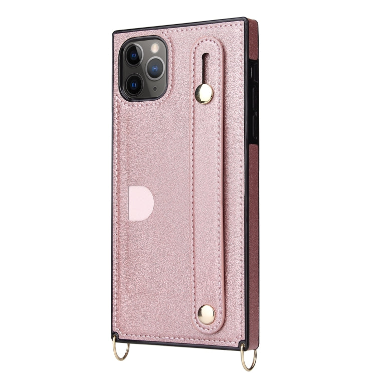 Wrist Strap PU+TPU Shockproof Protective Case with Crossbody Lanyard & Holder & Card Slot, For iPhone 11 Pro, For iPhone 11 Pro Max Wrist Strap PU+TPU Shockproof Protective Case with Crossbody Lanyard & Holder & Card Slot, For iPhone 11 Pro, For iPhone 11 Pro Max