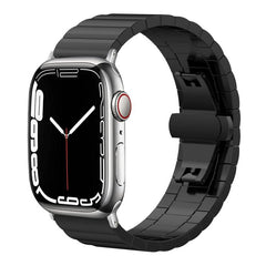 xDfind One-bead Bamboo Solid Stainless Steel Watch Band