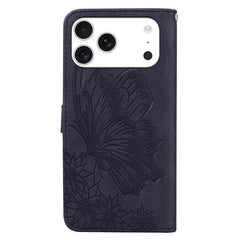 Retro Skin Feel Butterflies Embossing Horizontal Flip Leather Phone Case