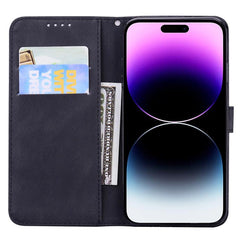 Retro Skin Feel Butterflies Embossing Horizontal Flip Leather Phone Case