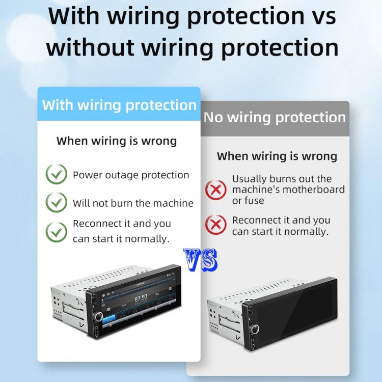 F6021 6.86 inch IPS Screen Car 1Din MP5 Player Support CarPlay & Android Auto F6021 6.86 inch IPS Screen Car 1Din MP5 Player Support CarPlay & Android Auto