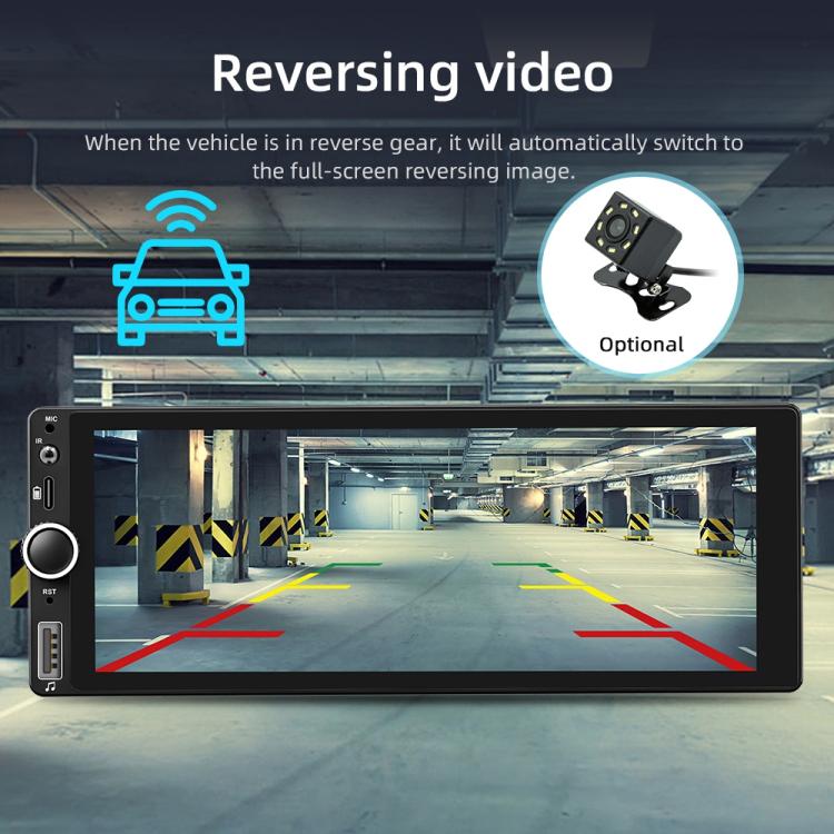 F6021 6.86 inch IPS Screen Car 1Din MP5 Player Support CarPlay & Android Auto F6021 6.86 inch IPS Screen Car 1Din MP5 Player Support CarPlay & Android Auto