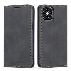 Forwenw Dream Series - Funda de cuero con tapa horizontal con borde de aceite magnético, ranura para tarjetas, soporte, marco de fotos y billetera, para iPhone 12 mini, iPhone 12/12 Pro, iPhone 12 Pro Max, Samsung Galaxy S20 FE