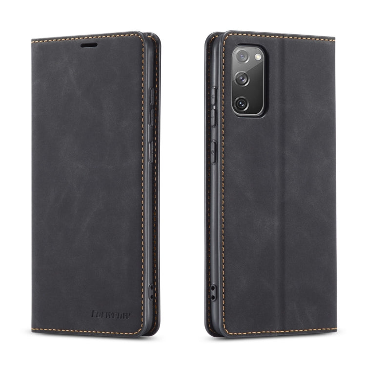 Forwenw Dream Series - Funda de cuero con tapa horizontal con borde de aceite magnético, ranura para tarjetas, soporte, marco de fotos y billetera, para iPhone 12 mini, iPhone 12/12 Pro, iPhone 12 Pro Max, Samsung Galaxy S20 FE Forwenw Dream Series - Funda de cuero con tapa horizontal con borde de aceite magnético, ranura para tarjetas, soporte, marco de fotos y billetera, para iPhone 12 mini, iPhone 12/12 Pro, iPhone 12 Pro Max, Samsung Galaxy S20 FE
