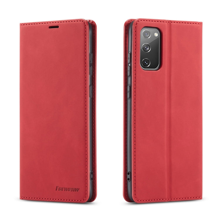Forwenw Dream Series - Funda de cuero con tapa horizontal con borde de aceite magnético, ranura para tarjetas, soporte, marco de fotos y billetera, para iPhone 12 mini, iPhone 12/12 Pro, iPhone 12 Pro Max, Samsung Galaxy S20 FE Forwenw Dream Series - Funda de cuero con tapa horizontal con borde de aceite magnético, ranura para tarjetas, soporte, marco de fotos y billetera, para iPhone 12 mini, iPhone 12/12 Pro, iPhone 12 Pro Max, Samsung Galaxy S20 FE