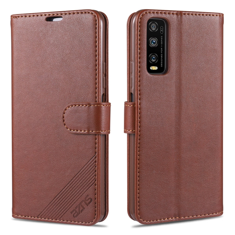 AZNS Sheepskin Texture Horizontal Flip Leather Case with Holder & Card Slots & Wallet, For OPPO A32 / A53 (2020), For Vivo Y20 / Y20i AZNS Sheepskin Texture Horizontal Flip Leather Case with Holder & Card Slots & Wallet, For OPPO A32 / A53 (2020), For Vivo Y20 / Y20i