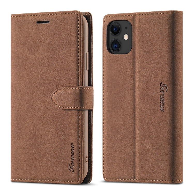 Forwenw F1 Series Matte Strong Magnetism Horizontal Flip Leather Case with Holder & Card Slots & Wallet & Photo Frame, For iPhone 6 Plus / 6s Plus, For iPhone 6 / 6s, For iPhone 7 / 8, For iPhone SE (2020), For iPhone 7 Plus / 8 Plus, For iPhone 11 Forwenw F1 Series Matte Strong Magnetism Horizontal Flip Leather Case with Holder & Card Slots & Wallet & Photo Frame, For iPhone 6 Plus / 6s Plus, For iPhone 6 / 6s, For iPhone 7 / 8, For iPhone SE (2020), For iPhone 7 Plus / 8 Plus, For iPhone 11