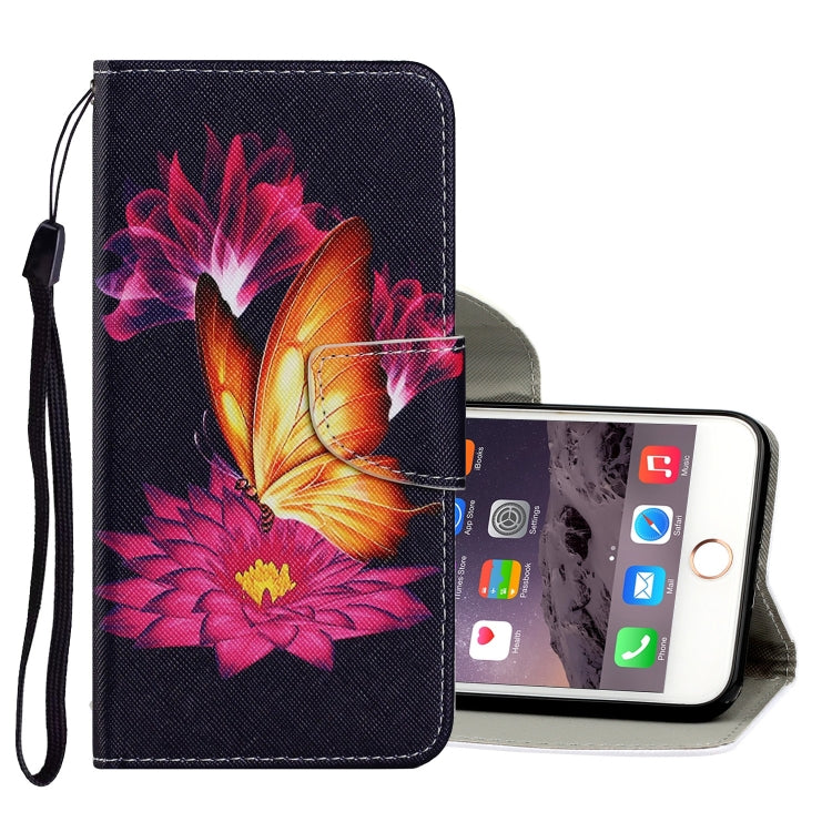 Estuche de cuero PU con tapa horizontal con patrón de dibujo de colores, con soporte, ranuras para tarjetas, billetera y cordón, para iPhone 6 y 6s, para iPhone 6 Plus y 6s Plus Estuche de cuero PU con tapa horizontal con patrón de dibujo de colores, con soporte, ranuras para tarjetas, billetera y cordón, para iPhone 6 y 6s, para iPhone 6 Plus y 6s Plus