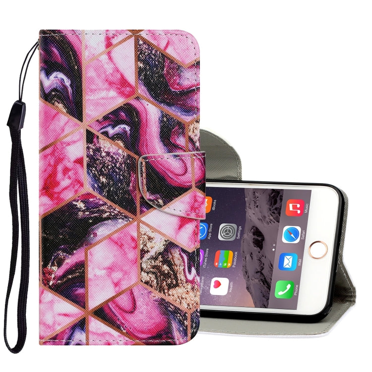 Estuche de cuero PU con tapa horizontal con patrón de dibujo de colores, con soporte, ranuras para tarjetas, billetera y cordón, para iPhone 6 y 6s, para iPhone 6 Plus y 6s Plus Estuche de cuero PU con tapa horizontal con patrón de dibujo de colores, con soporte, ranuras para tarjetas, billetera y cordón, para iPhone 6 y 6s, para iPhone 6 Plus y 6s Plus