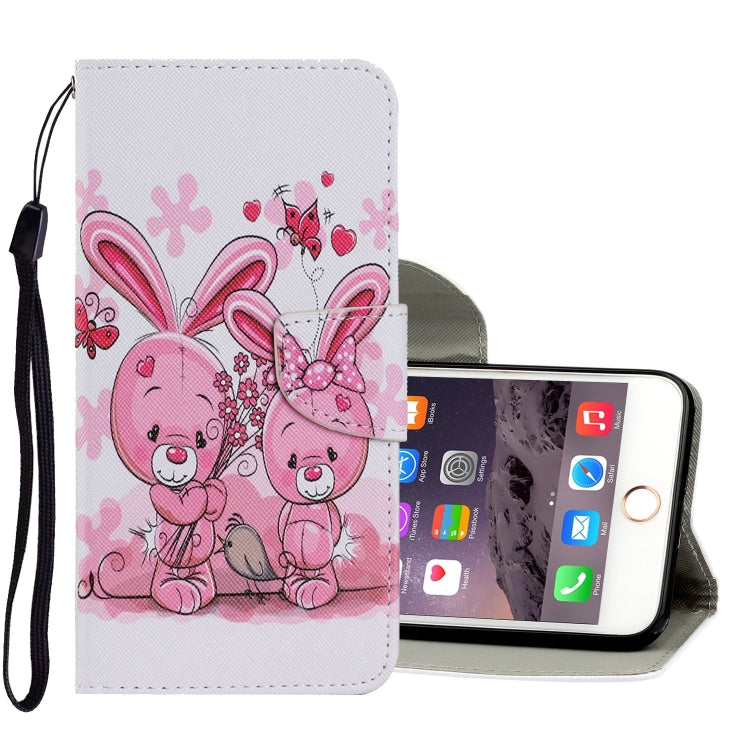 Estuche de cuero PU con tapa horizontal con patrón de dibujo de colores, con soporte, ranuras para tarjetas, billetera y cordón, para iPhone 8 Plus y 7 Plus, para iPhone 8 y 7 Estuche de cuero PU con tapa horizontal con patrón de dibujo de colores, con soporte, ranuras para tarjetas, billetera y cordón, para iPhone 8 Plus y 7 Plus, para iPhone 8 y 7