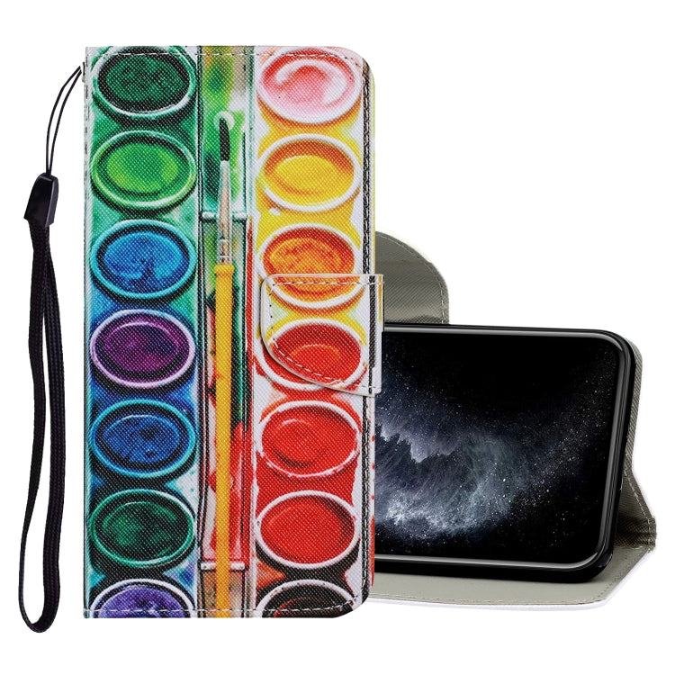 Coloured Drawing Pattern Horizontal Flip PU Leather Case with Holder & Card Slots & Wallet & Lanyard, For iPhone 11 Pro Coloured Drawing Pattern Horizontal Flip PU Leather Case with Holder & Card Slots & Wallet & Lanyard, For iPhone 11 Pro