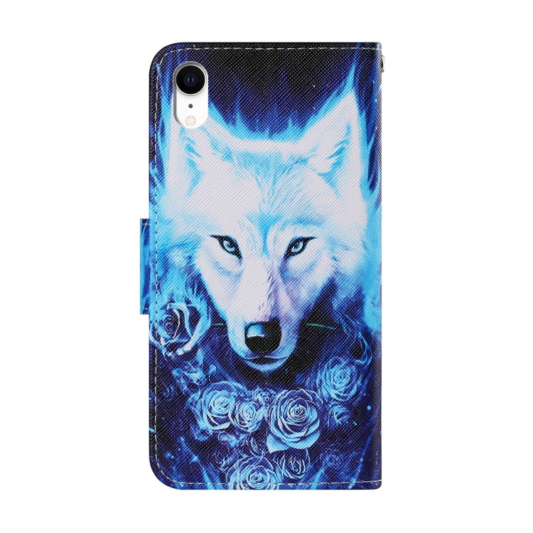 Coloured Drawing Pattern Horizontal Flip PU Leather Case with Holder & Card Slots & Wallet & Lanyard, For iPhone XR Coloured Drawing Pattern Horizontal Flip PU Leather Case with Holder & Card Slots & Wallet & Lanyard, For iPhone XR