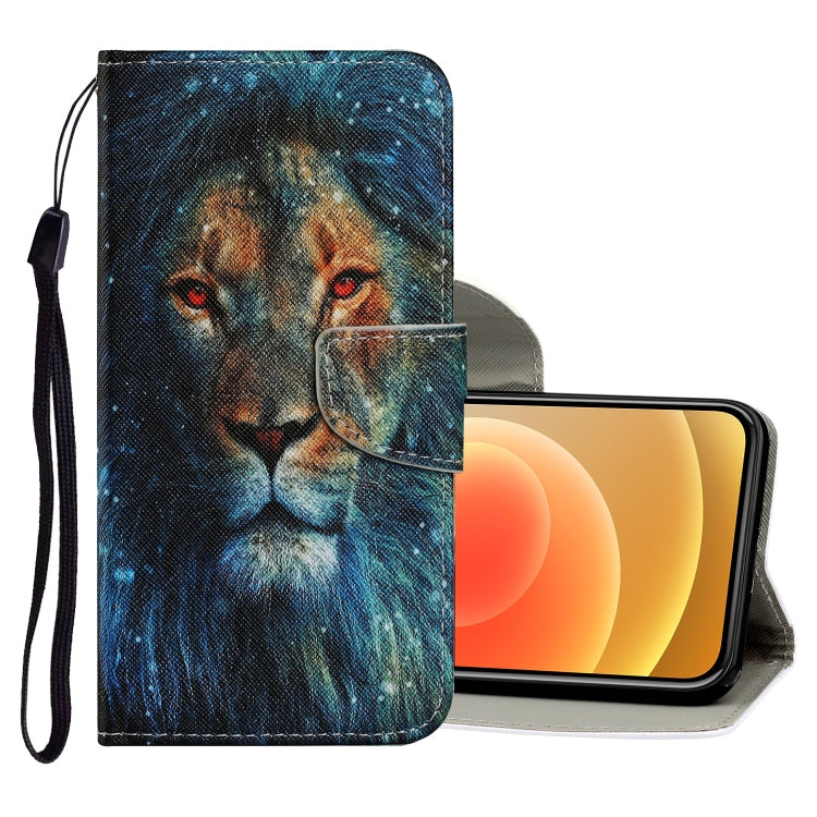 Coloured Drawing Pattern Horizontal Flip PU Leather Case with Holder & Card Slots & Wallet & Lanyard, For iPhone 12 mini Coloured Drawing Pattern Horizontal Flip PU Leather Case with Holder & Card Slots & Wallet & Lanyard, For iPhone 12 mini