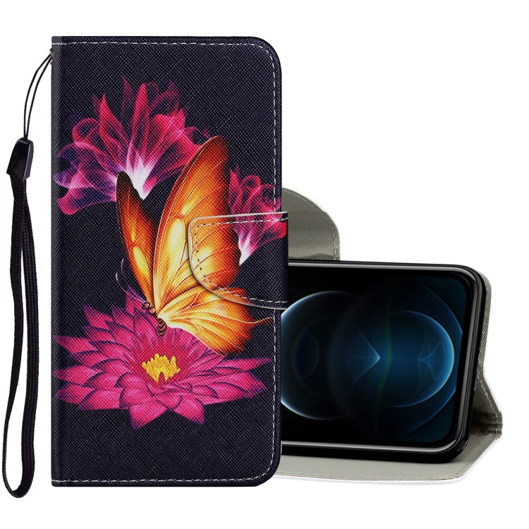 Coloured Drawing Pattern Horizontal Flip PU Leather Case with Holder & Card Slots & Wallet & Lanyard, For iPhone 12 Pro Max Coloured Drawing Pattern Horizontal Flip PU Leather Case with Holder & Card Slots & Wallet & Lanyard, For iPhone 12 Pro Max