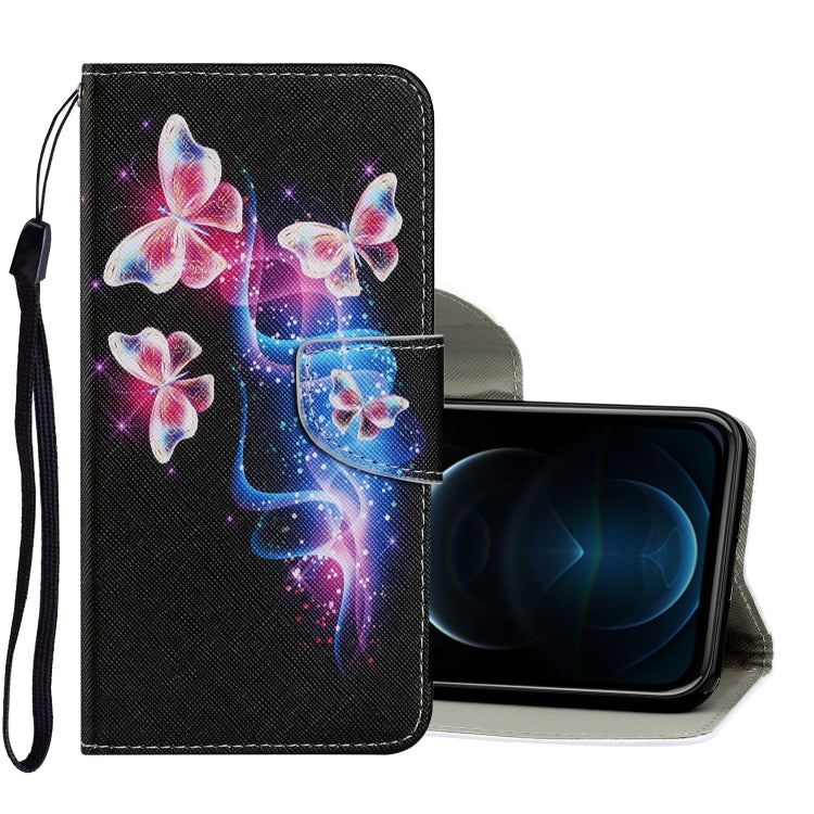 Coloured Drawing Pattern Horizontal Flip PU Leather Case with Holder & Card Slots & Wallet & Lanyard, For iPhone 12 Pro Max Coloured Drawing Pattern Horizontal Flip PU Leather Case with Holder & Card Slots & Wallet & Lanyard, For iPhone 12 Pro Max