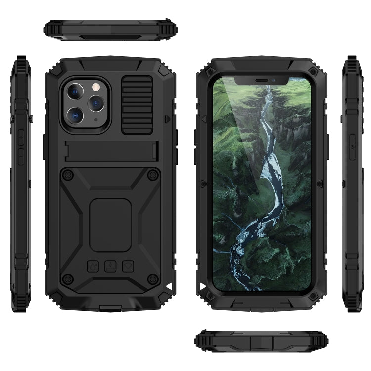 R-JUST Stoßfeste, wasserdichte, staubdichte Schutzhülle aus Metall und Silikon mit Halterung, für iPhone 12 Pro Max, für iPhone 12 / 12 Pro, für iPhone 12 mini R-JUST Stoßfeste, wasserdichte, staubdichte Schutzhülle aus Metall und Silikon mit Halterung, für iPhone 12 Pro Max, für iPhone 12 / 12 Pro, für iPhone 12 mini