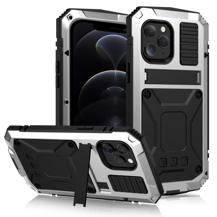 R-JUST Stoßfeste, wasserdichte, staubdichte Schutzhülle aus Metall und Silikon mit Halterung, für iPhone 12 Pro Max, für iPhone 12 / 12 Pro, für iPhone 12 mini R-JUST Stoßfeste, wasserdichte, staubdichte Schutzhülle aus Metall und Silikon mit Halterung, für iPhone 12 Pro Max, für iPhone 12 / 12 Pro, für iPhone 12 mini