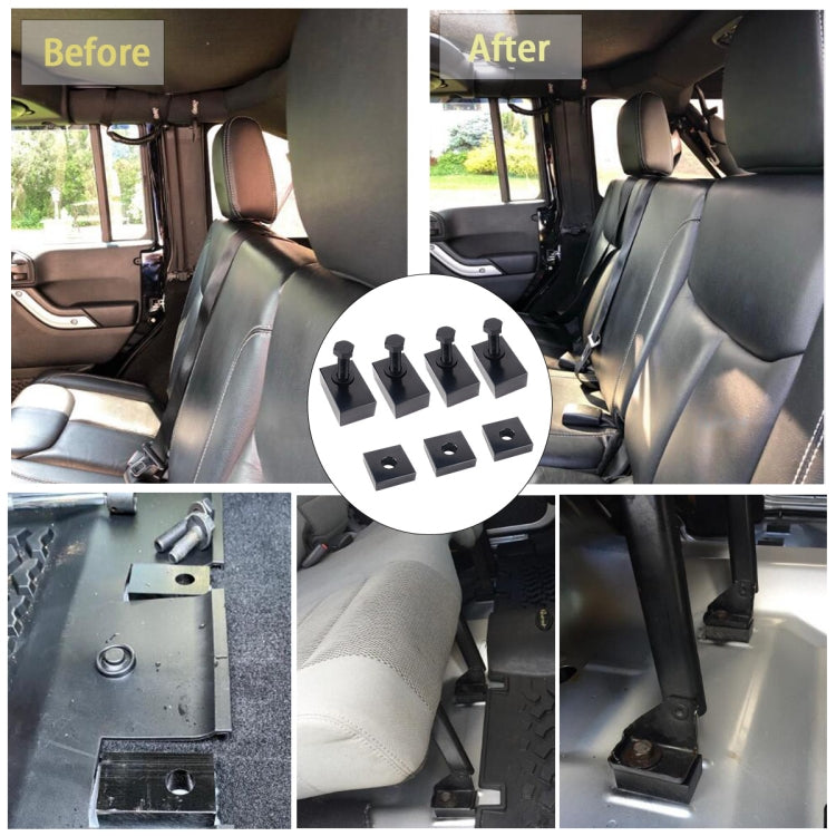 Car Rear Seat Adjuster Switch Seat Recline Kit Seat Spacers for Jeep Wrangler Car Rear Seat Adjuster Switch Seat Recline Kit Seat Spacers for Jeep Wrangler