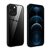 Doppelseitiges gehärtetes Glas, magnetische Adsorption, Metallrahmen, Anti-Peep-Bildschirmhülle, für iPhone 12 Pro Max, für iPhone 12/12 Pro, für iPhone 12 mini