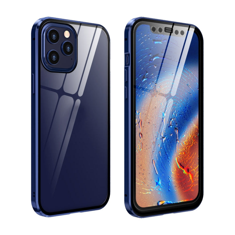 Funda de pantalla HD con marco de metal y adsorción magnética de vidrio templado de doble cara para iPhone 12 Pro Max, iPhone 12/12 Pro, iPhone 12 mini Funda de pantalla HD con marco de metal y adsorción magnética de vidrio templado de doble cara para iPhone 12 Pro Max, iPhone 12/12 Pro, iPhone 12 mini