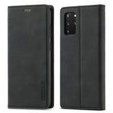 LC.IMEEKE Strong Magnetism Ultra-thin Horizontal Flip Shockproof Matte TPU + PU Leather Case with Holder & Card Slots & Wallet, For Samsung Galaxy S20, For Samsung Galaxy S20+, For Samsung Galaxy S20 Ultra, For Samsung Galaxy S20 FE