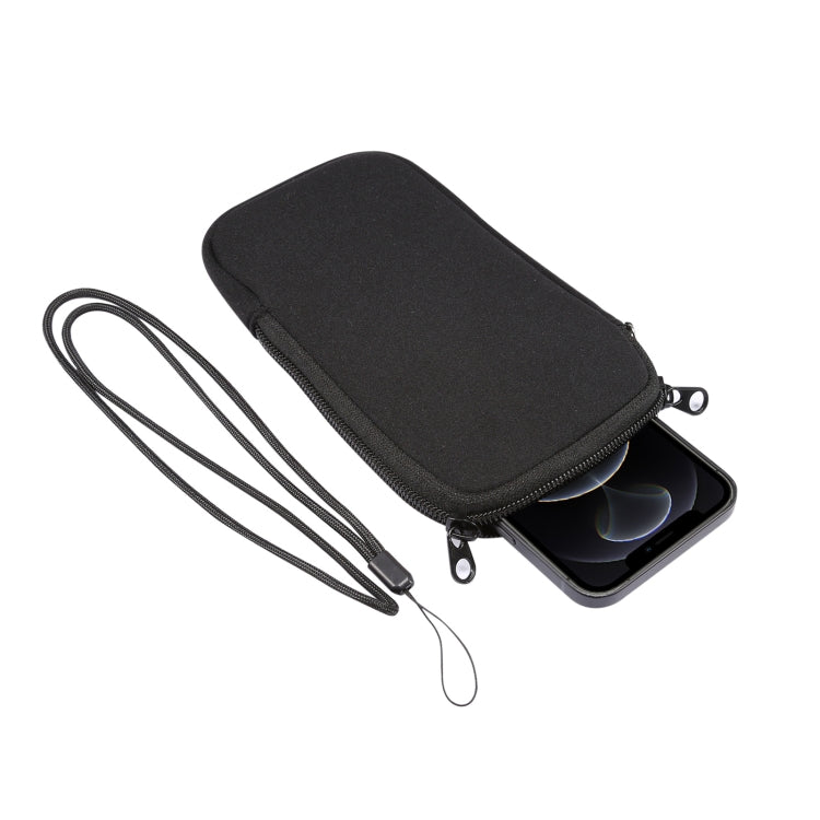 Universelle Aufbewahrungstasche für Schutzhülle mit elastischem Reißverschluss und Trageband für iPhone 12/12 Pro/6,1-Zoll-Smartphones, für iPhone 12/12 Pro Universelle Aufbewahrungstasche für Schutzhülle mit elastischem Reißverschluss und Trageband für iPhone 12/12 Pro/6,1-Zoll-Smartphones, für iPhone 12/12 Pro
