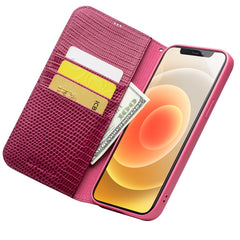 QIALINO Crocodile Texture Horizontal Flip Leather Case with Card Slots & Wallet, For iPhone 12 mini, For iPhone 12 Pro Max