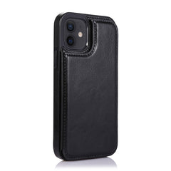Stoßfeste PU + TPU-Lederhülle mit Kartenfächern & Halter & Bilderrahmen & Geldbörse, für iPhone 12 mini, für iPhone 12 / 12 Pro, für iPhone 12 Pro Max