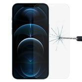 Película de vidrio templado antihuellas con borde brillante esmerilado para iPhone 12 mini, iPhone 12/12 Pro, iPhone 12 Pro Max