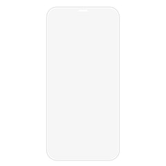 Película de vidrio templado antihuellas con borde brillante esmerilado para iPhone 12 mini, iPhone 12/12 Pro, iPhone 12 Pro Max