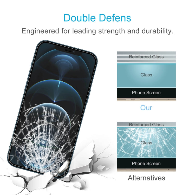 Película de vidrio templado antihuellas con borde brillante esmerilado para iPhone 12 mini, iPhone 12/12 Pro, iPhone 12 Pro Max Película de vidrio templado antihuellas con borde brillante esmerilado para iPhone 12 mini, iPhone 12/12 Pro, iPhone 12 Pro Max