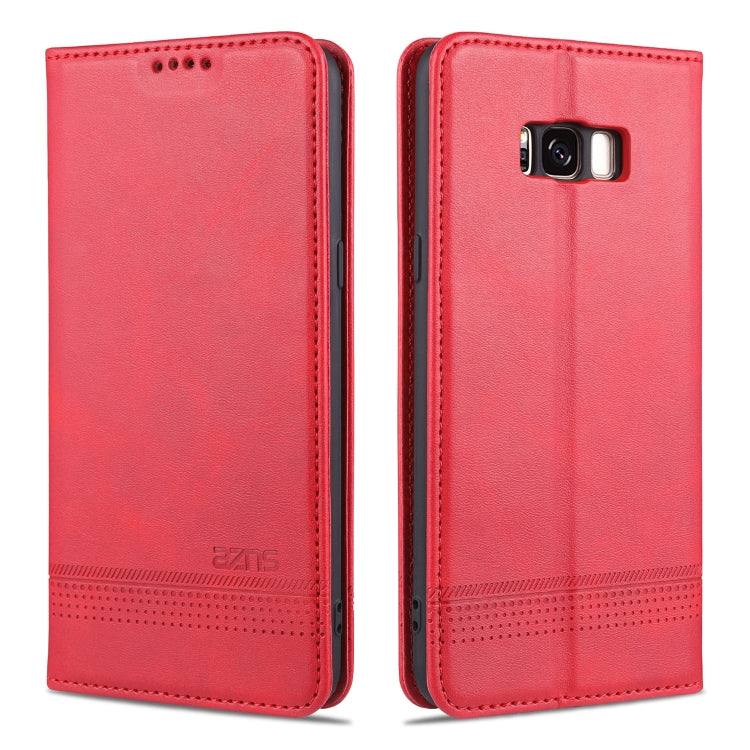 AZNS Magnetic Calf Texture Horizontal Flip Leather Case with Card Slots & Holder & Wallet, For Samsung Galaxy S8, For Samsung Galaxy S8+, For Samsung Galaxy S9, For Samsung Galaxy S9+ AZNS Magnetic Calf Texture Horizontal Flip Leather Case with Card Slots & Holder & Wallet, For Samsung Galaxy S8, For Samsung Galaxy S8+, For Samsung Galaxy S9, For Samsung Galaxy S9+