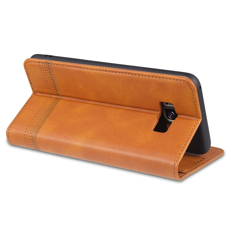 AZNS Magnetic Calf Texture Horizontal Flip Leather Case with Card Slots & Holder & Wallet, For Samsung Galaxy S8, For Samsung Galaxy S8+, For Samsung Galaxy S9, For Samsung Galaxy S9+ AZNS Magnetic Calf Texture Horizontal Flip Leather Case with Card Slots & Holder & Wallet, For Samsung Galaxy S8, For Samsung Galaxy S8+, For Samsung Galaxy S9, For Samsung Galaxy S9+