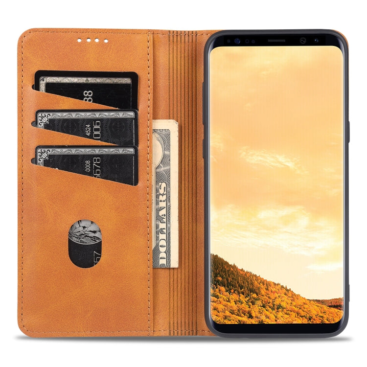 AZNS Magnetic Calf Texture Horizontal Flip Leather Case with Card Slots & Holder & Wallet, For Samsung Galaxy S8, For Samsung Galaxy S8+, For Samsung Galaxy S9, For Samsung Galaxy S9+ AZNS Magnetic Calf Texture Horizontal Flip Leather Case with Card Slots & Holder & Wallet, For Samsung Galaxy S8, For Samsung Galaxy S8+, For Samsung Galaxy S9, For Samsung Galaxy S9+