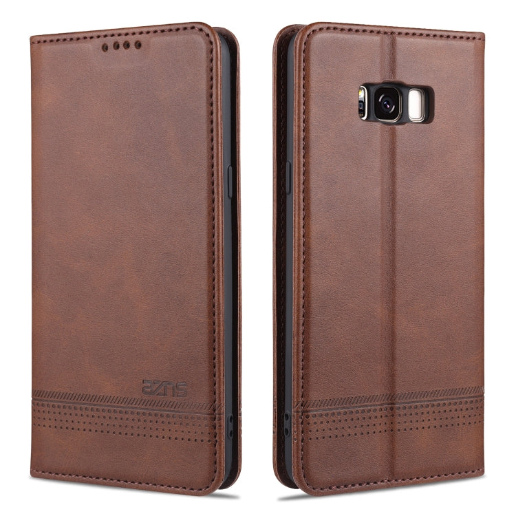 AZNS Magnetic Calf Texture Horizontal Flip Leather Case with Card Slots & Holder & Wallet, For Samsung Galaxy S8, For Samsung Galaxy S8+, For Samsung Galaxy S9, For Samsung Galaxy S9+ AZNS Magnetic Calf Texture Horizontal Flip Leather Case with Card Slots & Holder & Wallet, For Samsung Galaxy S8, For Samsung Galaxy S8+, For Samsung Galaxy S9, For Samsung Galaxy S9+