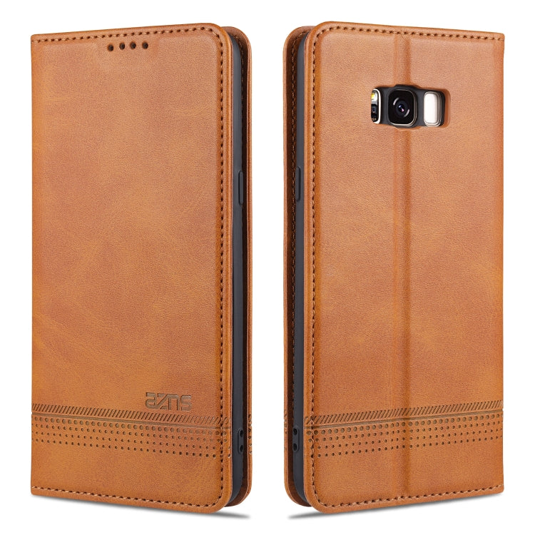 AZNS Magnetic Calf Texture Horizontal Flip Leather Case with Card Slots & Holder & Wallet, For Samsung Galaxy S8, For Samsung Galaxy S8+, For Samsung Galaxy S9, For Samsung Galaxy S9+ AZNS Magnetic Calf Texture Horizontal Flip Leather Case with Card Slots & Holder & Wallet, For Samsung Galaxy S8, For Samsung Galaxy S8+, For Samsung Galaxy S9, For Samsung Galaxy S9+