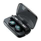 M17 Auriculares inalámbricos Bluetooth 5.1 con pantalla LED táctil, resistentes al agua, con estuche de carga, M17