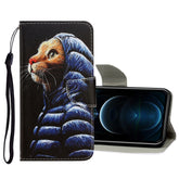 3D Colored Drawing Horizontal Flip PU Leather Case with Holder & Card Slots & Wallet, For iPhone 12 Pro Max