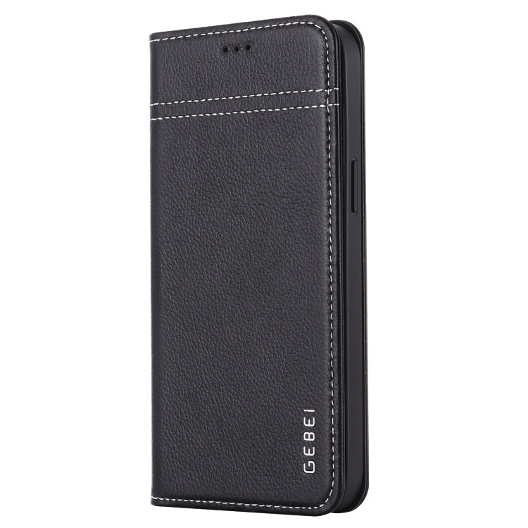 GEBEI Top-grain Leather Horizontal Flip Protective Case with Holder & Card Slots, For iPhone 12 mini, For iPhone 12 / 12 Pro, For iPhone 12 Pro Max GEBEI Top-grain Leather Horizontal Flip Protective Case with Holder & Card Slots, For iPhone 12 mini, For iPhone 12 / 12 Pro, For iPhone 12 Pro Max