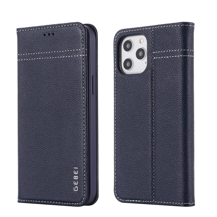 GEBEI Top-grain Leather Horizontal Flip Protective Case with Holder & Card Slots, For iPhone 12 mini, For iPhone 12 / 12 Pro, For iPhone 12 Pro Max GEBEI Top-grain Leather Horizontal Flip Protective Case with Holder & Card Slots, For iPhone 12 mini, For iPhone 12 / 12 Pro, For iPhone 12 Pro Max