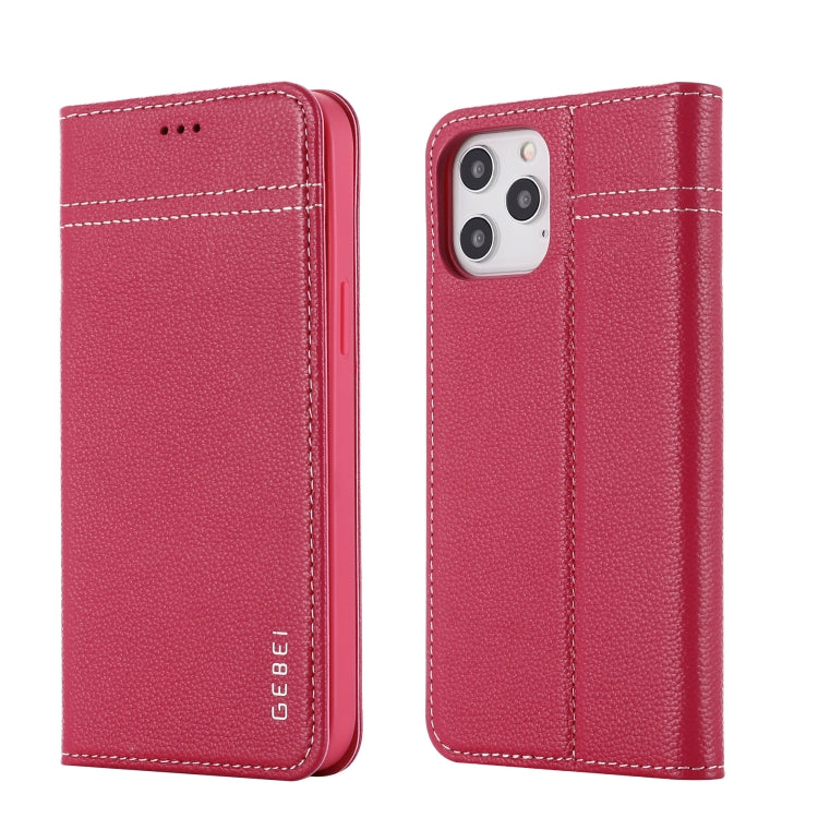 GEBEI Top-grain Leather Horizontal Flip Protective Case with Holder & Card Slots, For iPhone 12 mini, For iPhone 12 / 12 Pro, For iPhone 12 Pro Max GEBEI Top-grain Leather Horizontal Flip Protective Case with Holder & Card Slots, For iPhone 12 mini, For iPhone 12 / 12 Pro, For iPhone 12 Pro Max