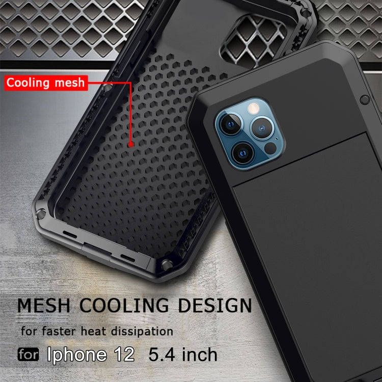 Shockproof Waterproof Silicone + Zinc Alloy Protective Case, For iPhone 12 / 12 Pro Shockproof Waterproof Silicone + Zinc Alloy Protective Case, For iPhone 12 / 12 Pro