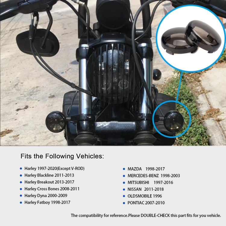 2 PCS Motorcycle Front and Rear Turn Signal Cover / Turn Signal Shell for Harley 2 PCS Motorcycle Front and Rear Turn Signal Cover / Turn Signal Shell for Harley