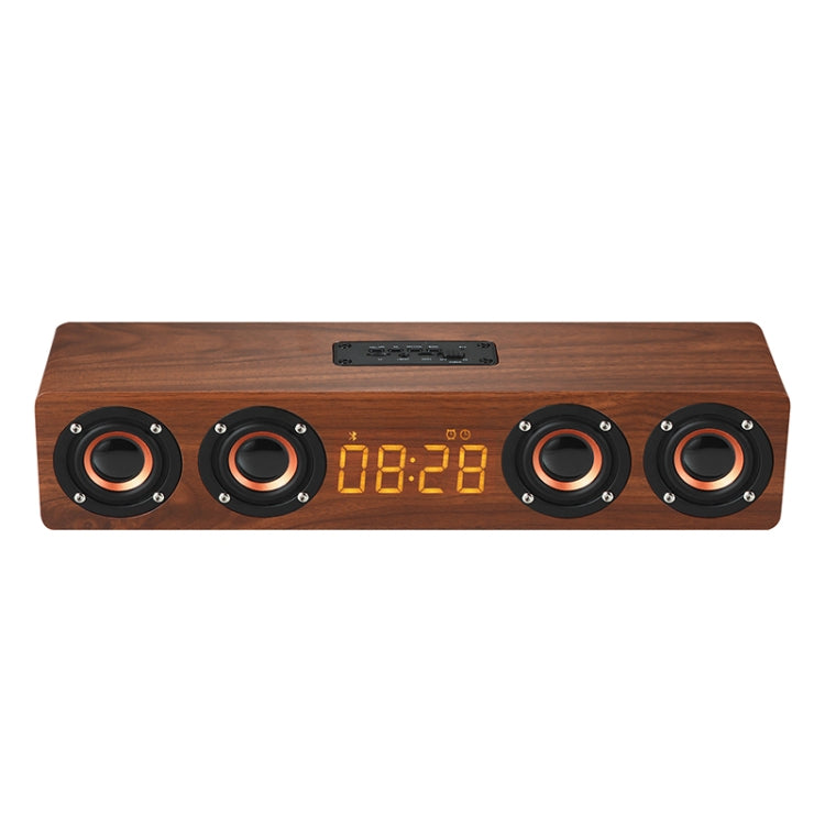 W8C Wooden Clock Subwoofer Bluetooth Speaker, Support TF Card & U Disk & 3.5mm AUX W8C Wooden Clock Subwoofer Bluetooth Speaker, Support TF Card & U Disk & 3.5mm AUX