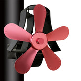 YL-106 5-Blade High Temperature Aluminum Heat Powered Fireplace Stove Fan, YL-106 (Rose Red), YL-106 (Silver), YL-106 (White), YL-106 (Black), YL-106 (Bronze), YL-106 (Grey), YL-106 (Gold)