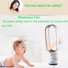 16 inch Household Mute Shaking Head Remote Control Desk Electric Leafless Fan