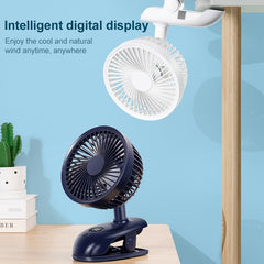 F601 Multifunctional Clip-on Electric Fan with LED Display, F601