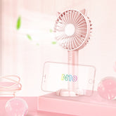 N10 Multi-function Handheld Desktop Holder Electric Fan, with 3 Speed Control