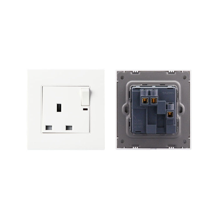 86 Type PC 13A Three Hole Power Socket with Light Switch, UK Plug 86 Type PC 13A Three Hole Power Socket with Light Switch, UK Plug